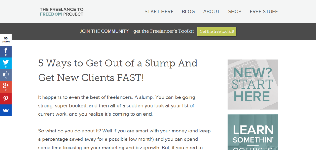 5 Ways to Get Out of a Slump And Get New Clients FAST!