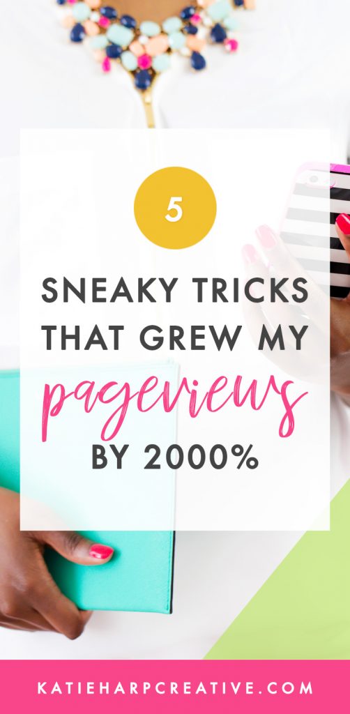 5 Sneaky Tricks That Increased My Pageviews by 2000%
