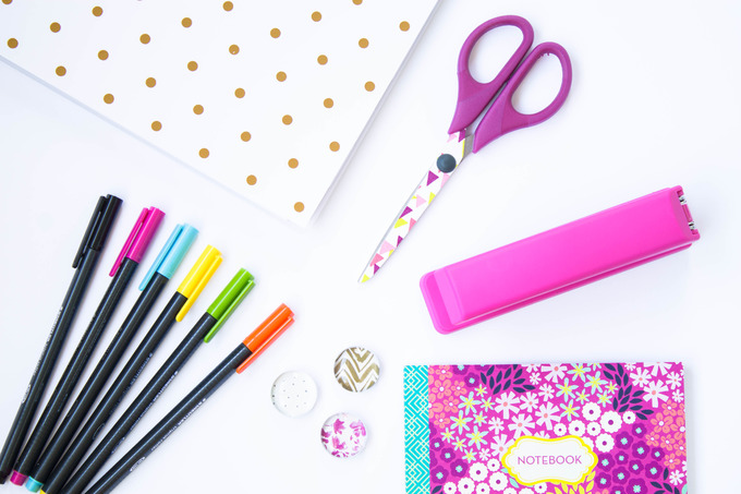 Brightly Colored Styled Flatlay Photos