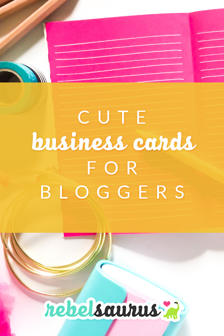 Cute Business Cards for Bloggers