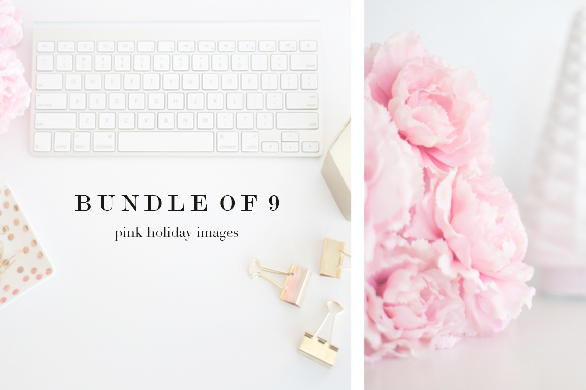 Light Pink Stock Photo Bundle