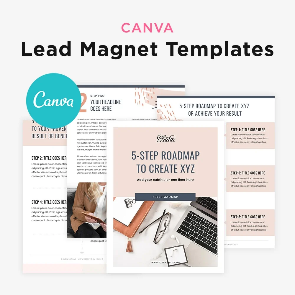 Bluchic Canva lead magnet templates