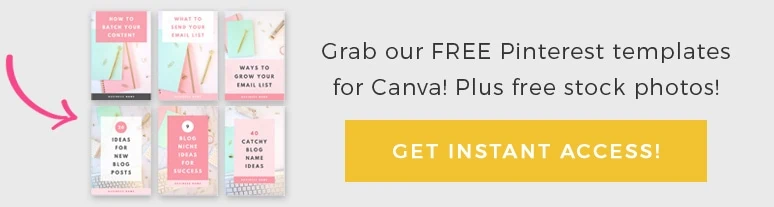 Grab our Pinterest templates for Canva
