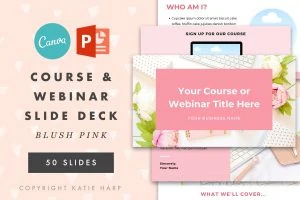 Course and webinar slide deck