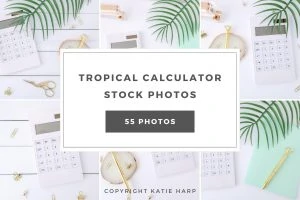 Tropical Calculator Stock Photos