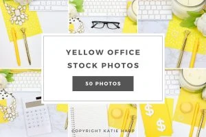 Yellow Office Stock Photos