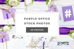 Purple Office Stock Photos