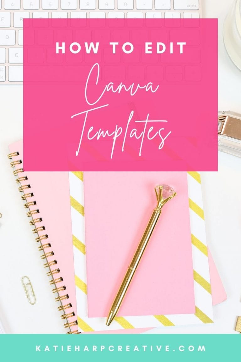 How to Edit Canva Templates Katie Harp Creative
