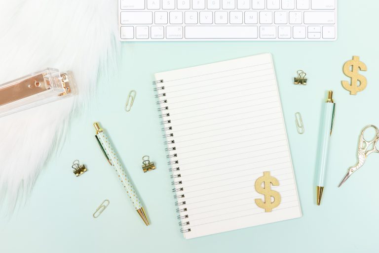 Mint desk office supplies