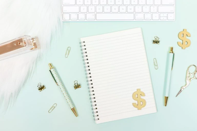 Mint desk office supplies