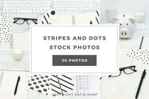 Stripes and Dots Stock Photos