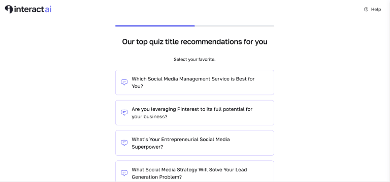Interact Quiz Review