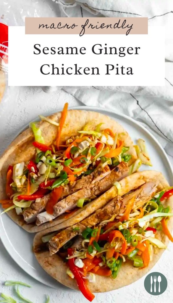 Sesame Ginger Chicken Pita