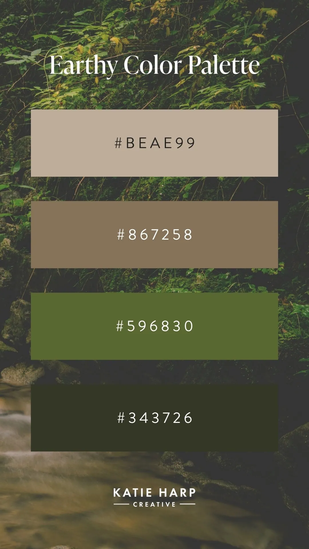 Earthy Color Palette for Pinterest Earthy Color Palette for Pinterest