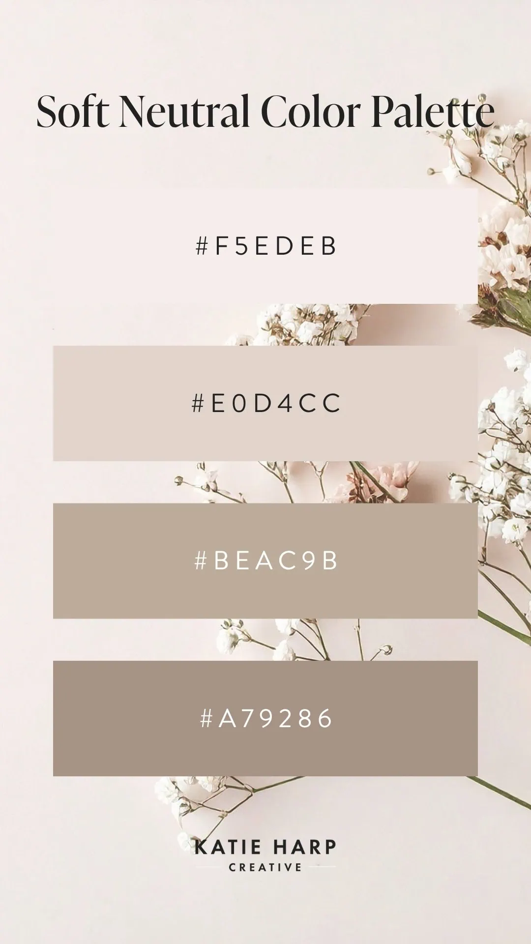 Soft Neutral Color Palette for Pinterest Soft Neutral Color Palette for Pinterest