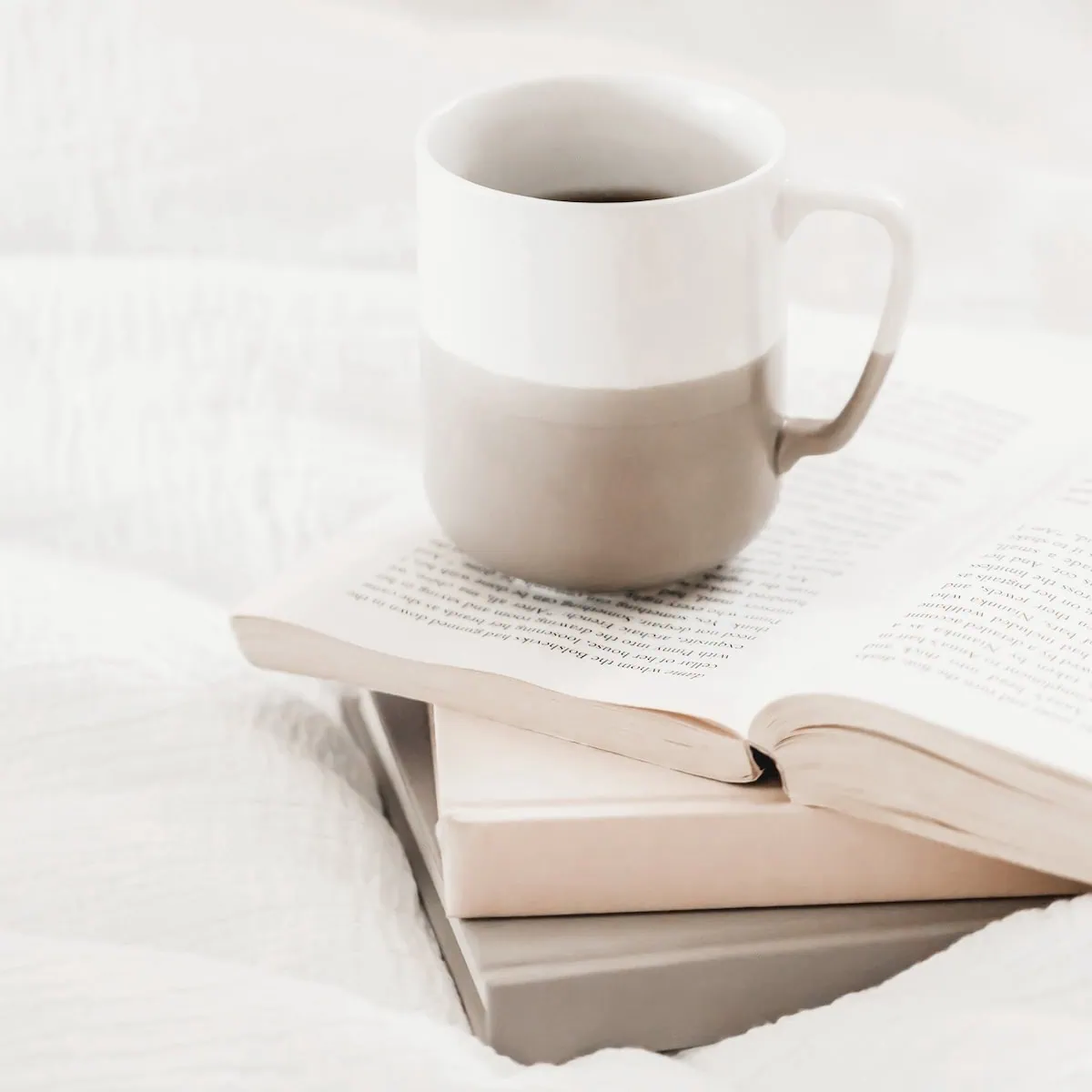 Mug and books