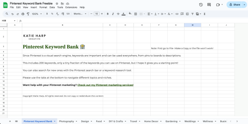 Pinterest Keyboard Bank