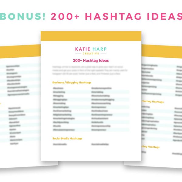 200 Hashtag Ideas